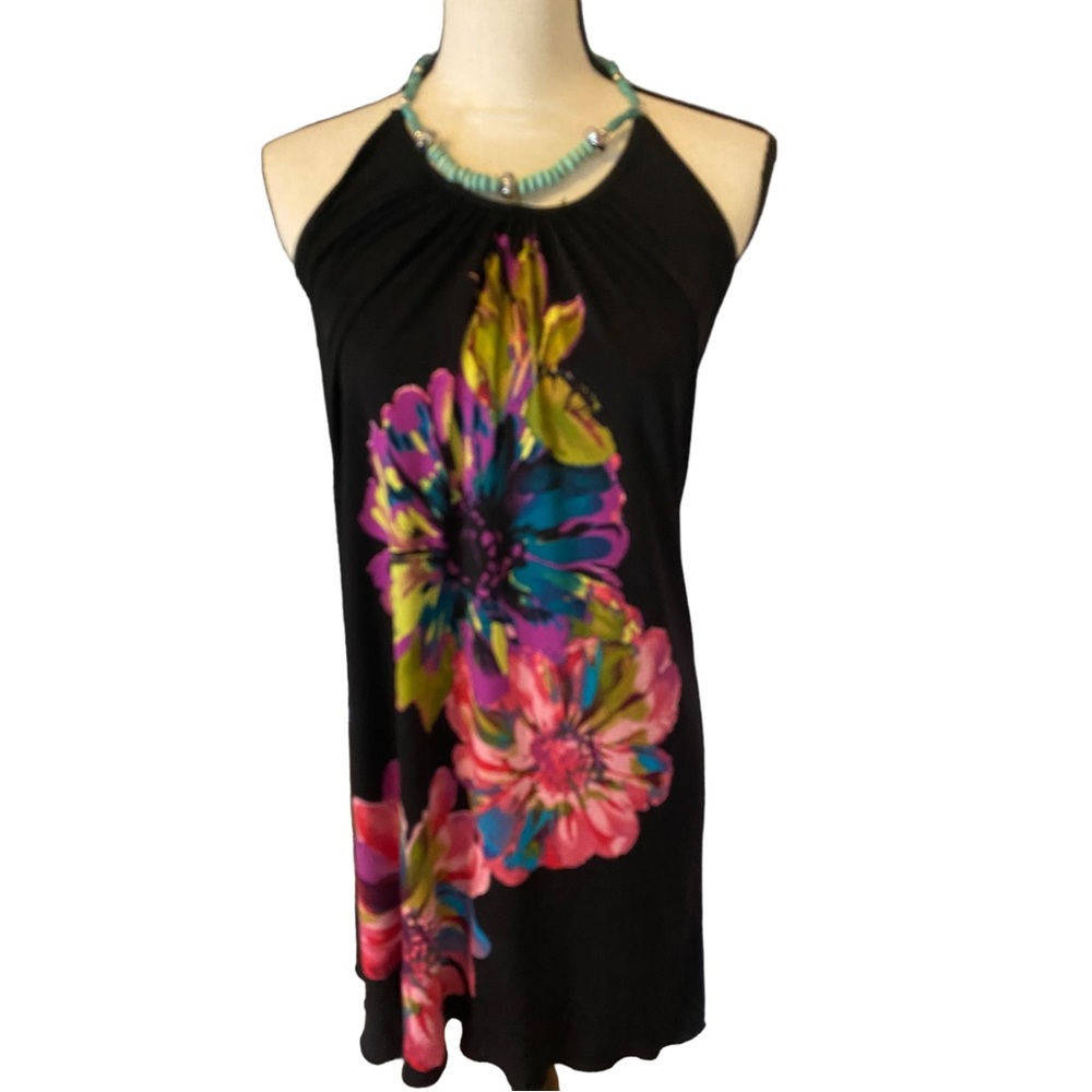 B Wear too Byer California (S) women’s Black Halter Dress